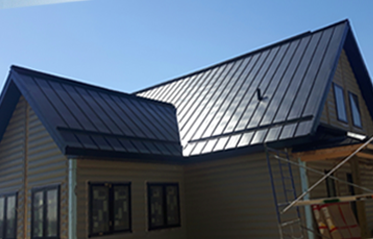 house metal tin roof